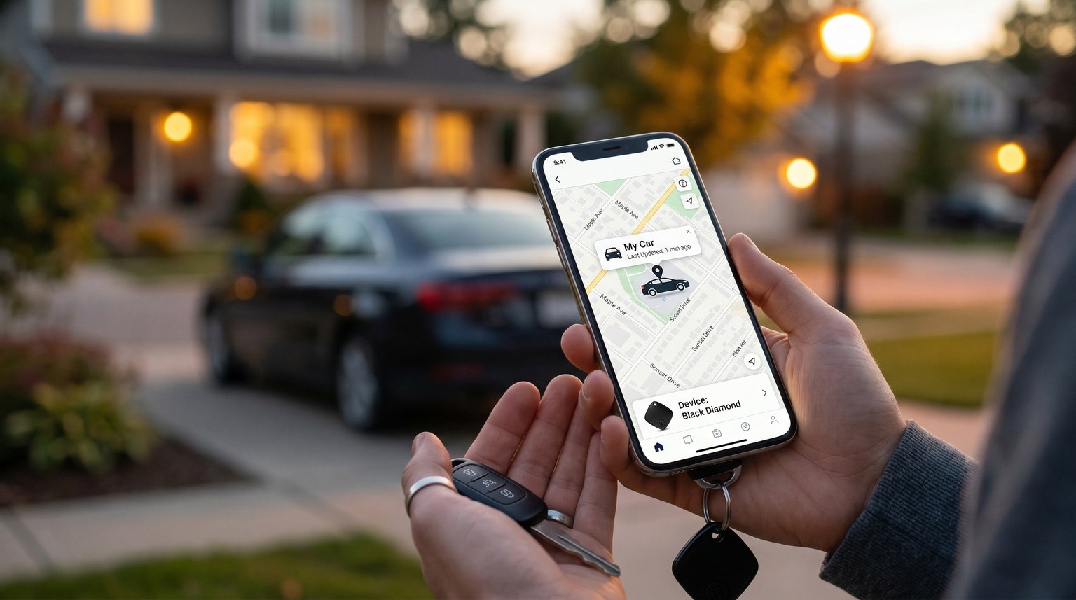 GPS Tracking App on Smartphone