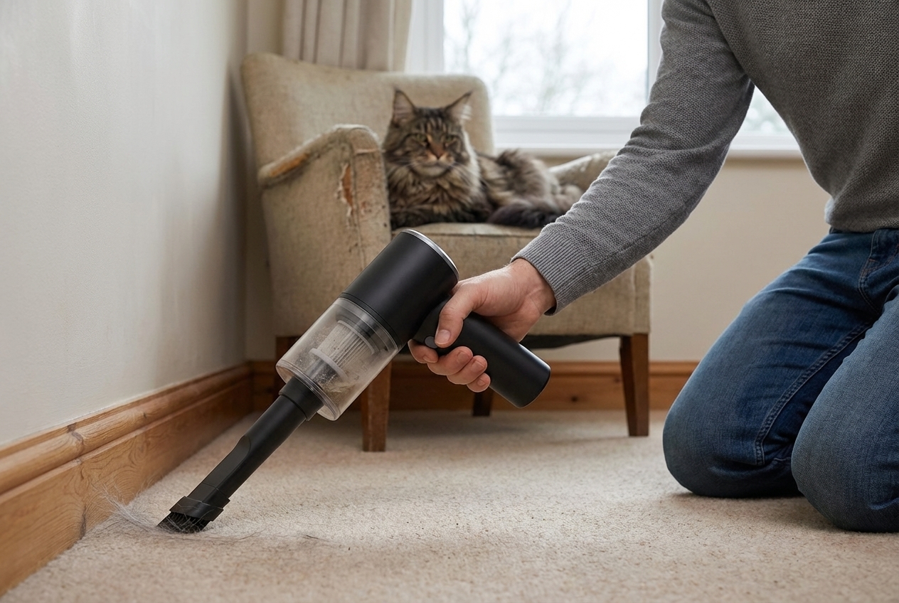 DustaClean pet hair detail