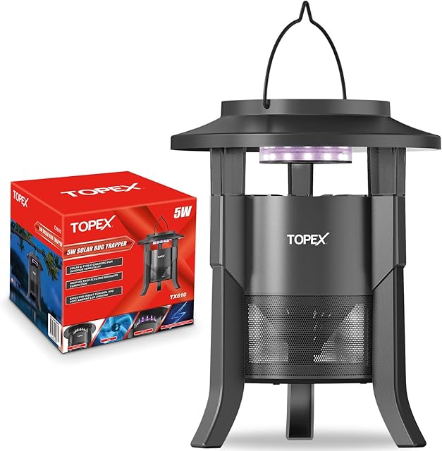 TOPEX Solar Garden Mosquito Killer Lamp